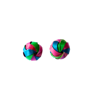 Aretes cortos artesanales